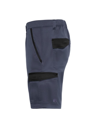 Bermuda Multibolsillos 65% poliéster / 33% algodón / 2% elastano, sarga, 250 g/m²