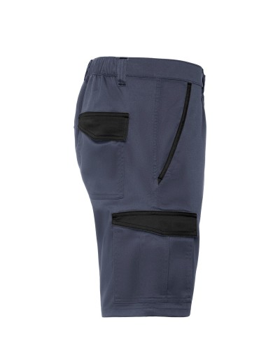 Bermuda Multibolsillos 65% poliéster / 33% algodón / 2% elastano, sarga, 250 g/m²