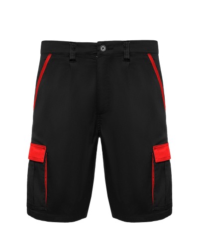 Bermuda Multibolsillos 65% poliéster / 33% algodón / 2% elastano, sarga, 250 g/m²