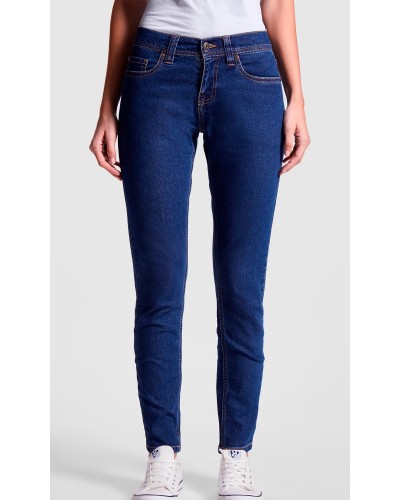 Pantalón Vaquero Mujer. 78% Alg. / 20% Pol. 2% Elas. 370 g/m²