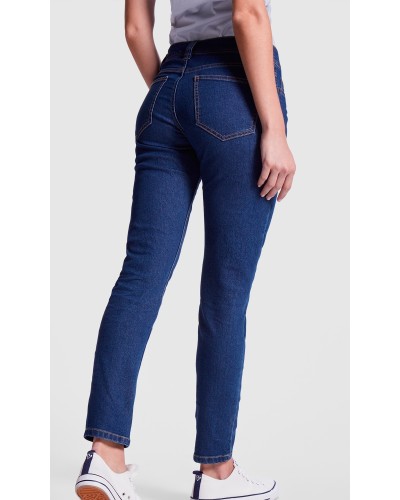 Pantalón Vaquero Mujer. 78% Alg. / 20% Pol. 2% Elas. 370 g/m²