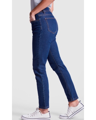 Pantalón Vaquero Mujer. 78% Alg. / 20% Pol. 2% Elas. 370 g/m²