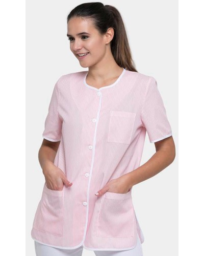 Casaca Mujer Manga Corta Bicolor
