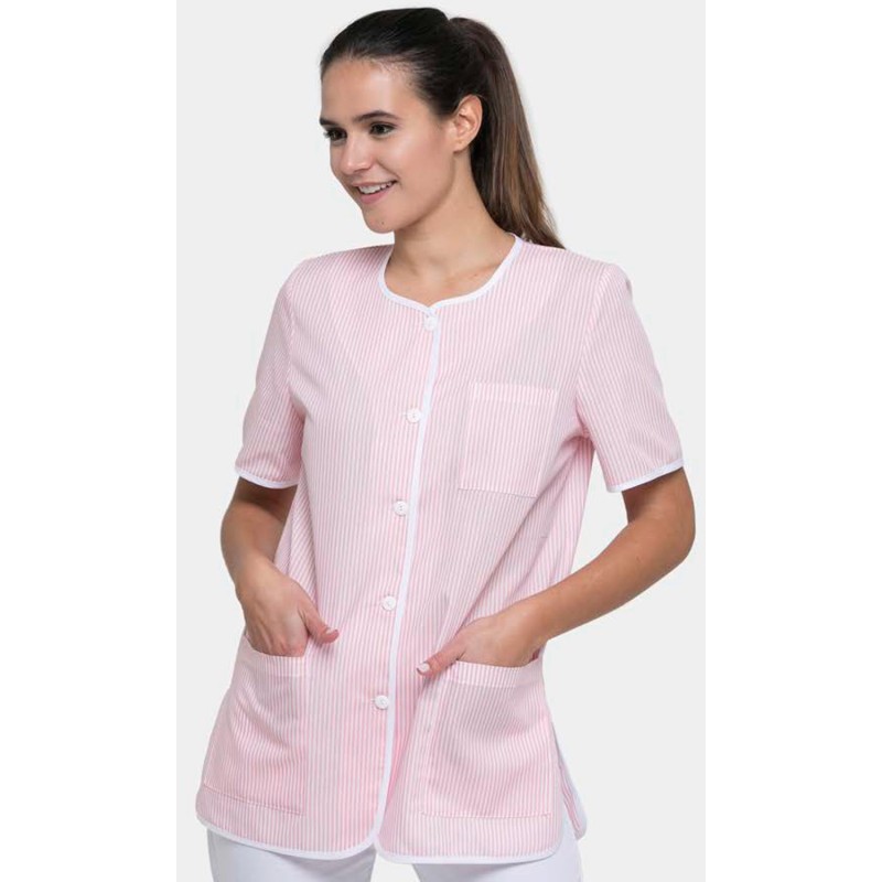 Casaca Mujer Manga Corta Bicolor