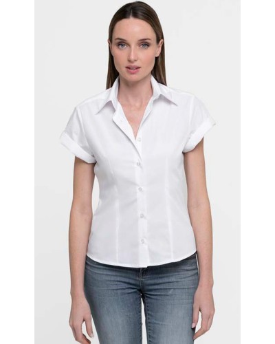 Blusa Entallada Manga Corta