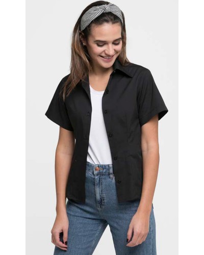 Blusa Entallada Manga Corta
