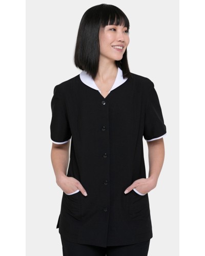Casaca Mujer Manga Corta Bicolor