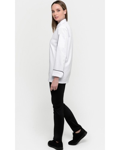 Chaqueta Unisex con Vivos en Contraste 65% Pol - 35% Alg