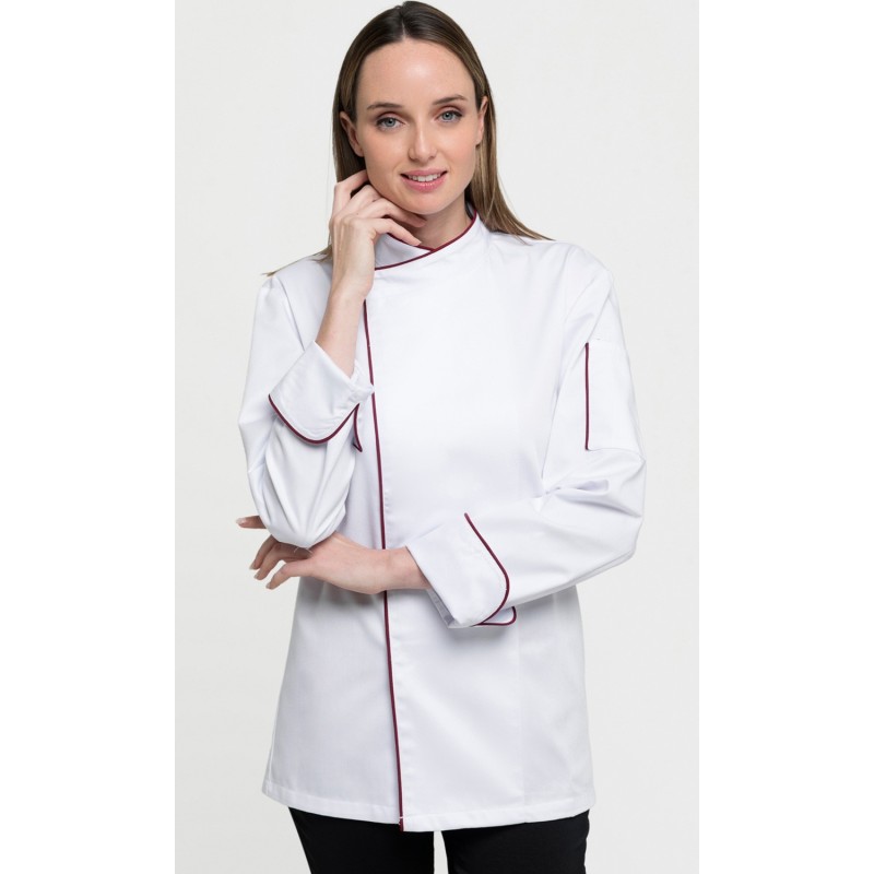 Chaqueta Unisex con Vivos en Contraste 65% Pol - 35% Alg