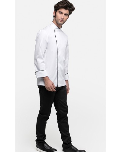 Chaqueta Unisex con Vivos en Contraste 65% Pol - 35% Alg