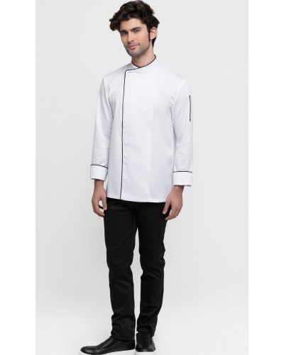 Chaqueta Unisex con Vivos en Contraste 65% Pol - 35% Alg