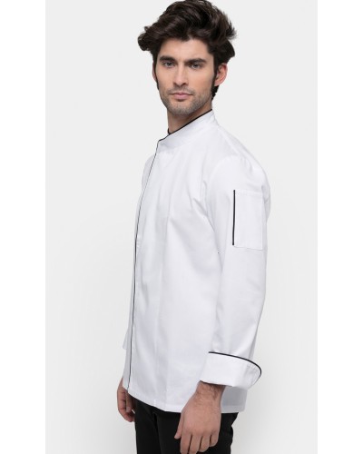 Chaqueta Unisex con Vivos en Contraste 65% Pol - 35% Alg