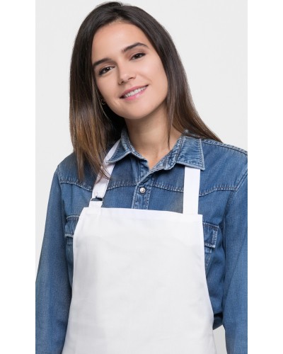 Delantal con Peto Bolsillo Canguro