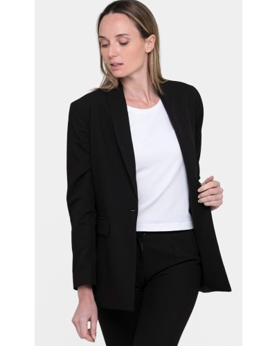 Blazer de Mujer 77% Poliéster - 20% Viscosa - 3% Elastán