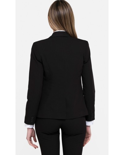 Blazer de Mujer Cuello Solapa Negro