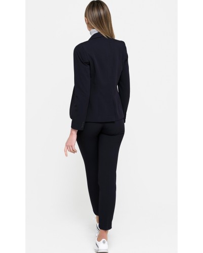 Blazer de Mujer Cuello Solapa Negro