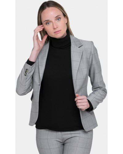 Blazer de Mujer Cuello Solapa 55% Poliéster - 45% Lana