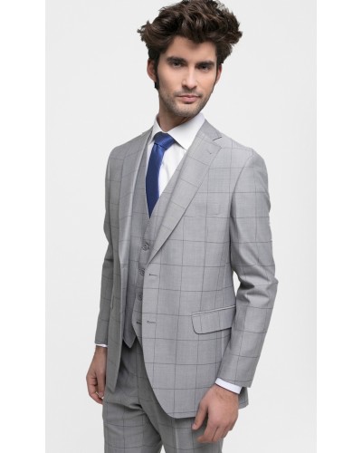 Americana Slim Fit 55% Poliéster - 45% Lana