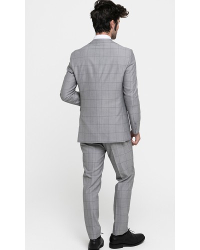 Pantalón Slim Fit 55% Poliéster - 45% Lana