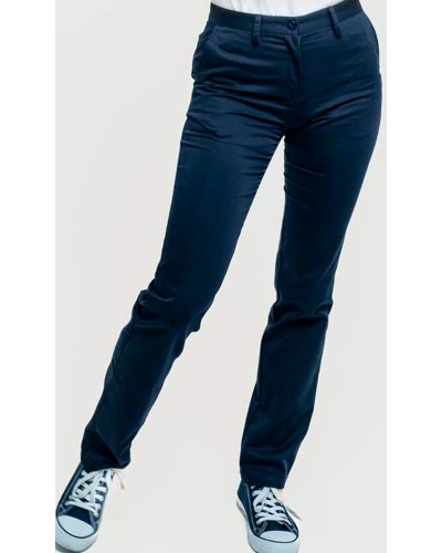 Pantalón de Mujer estilo Chino 62% Algodón - 35% Poliéster - 3% Elastano
