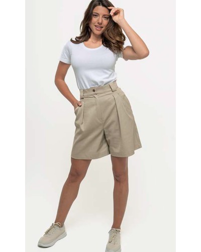 Bermudas Mujer Línea Casual. 62% Algodón - 35% Poliéster - 3% Elastano