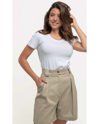 Bermudas Mujer Línea Casual. 62% Algodón - 35% Poliéster - 3% Elastano