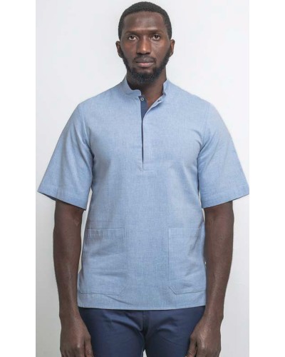 Casaca Unisex Cuello Mao. 80% Alg - 20% Pol