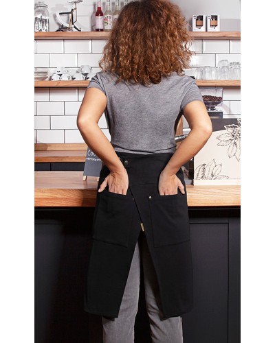 Delantal cintura Green-Generation. Negro