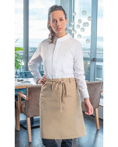 Delantal de cintura New-Nature, material sostenible, Negro