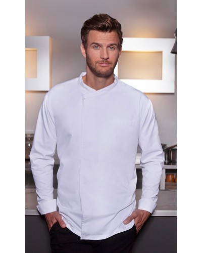 Camisa de Chef para Hombre. Poliéster - Algodón.