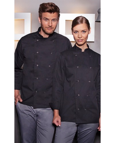 Chaqueta de Chef Unisex. 65% Poliéster - 35%  Algodón