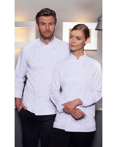 Chaqueta de Chef Unisex. 65% Poliéster - 35%  Algodón