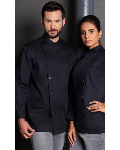 Chaqueta Chef 65% Pol-35% Alg. 215g/m2 Antracita