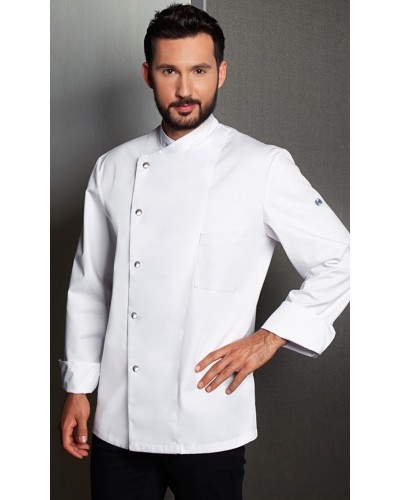 Chaqueta Chef 65% Pol-35% Alg. 215g/m2 Antracita