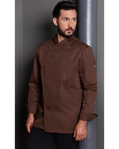 Chaqueta Chef 65% Pol-35% Alg. 215g/m2 Antracita
