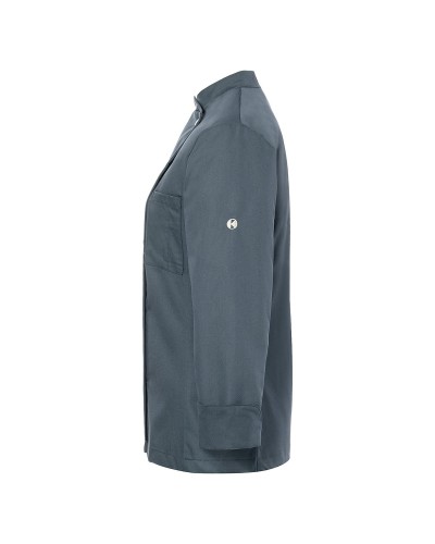 Chaqueta Chef Mujer. 65% Pol-35% Alg 215g/m2 Antracita