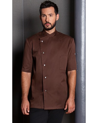 Chaqueta Chef 65% Pol-35% Alg. 215g/m2 Marrón Claro