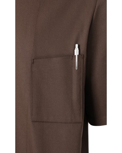 Chaqueta Chef 65% Pol-35% Alg. 215g/m2 Marrón Claro
