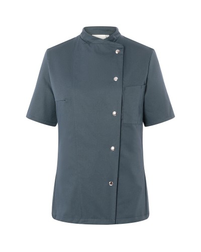 Chaqueta Chef Mujer. 65% Pol- 5% Algn. 215g/m2 Marrón Claro