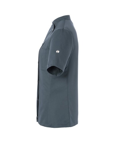 Chaqueta Chef Mujer. 65% Pol- 5% Algn. 215g/m2 Marrón Claro