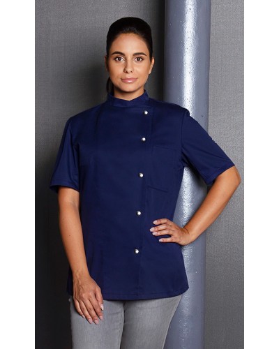 Chaqueta Chef Mujer. 65% Pol- 5% Algn. 215g/m2 Marrón Claro