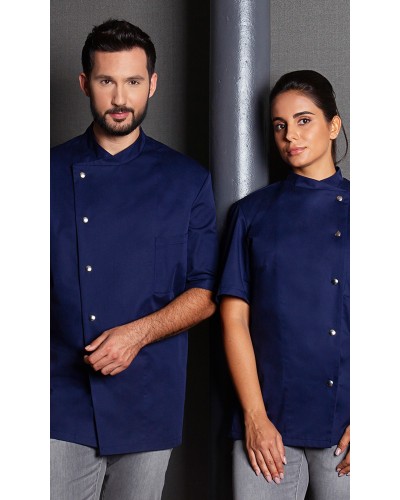 Chaqueta Chef Mujer. 65% Pol- 5% Algn. 215g/m2 Marrón Claro