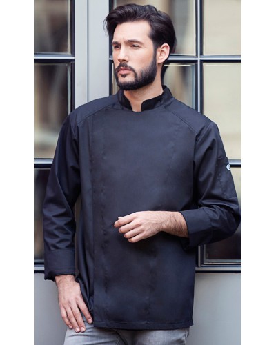 Chaqueta Chef . 50% Pol-50% Alg.150g/m2 Negro