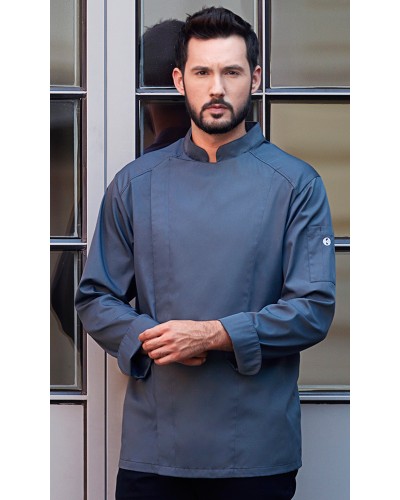 Chaqueta Chef . 50% Pol-50% Alg.150g/m2 Negro