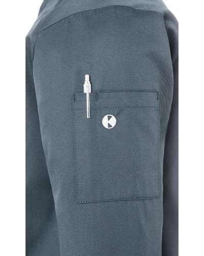 Chaqueta Chef . 50% Pol-50% Alg.150g/m2 Negro