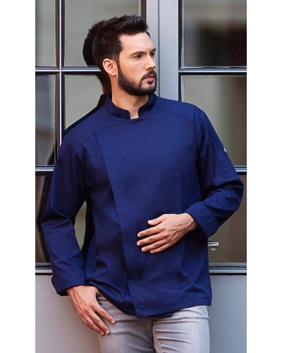 Chaqueta Chef . 50% Pol-50% Alg.150g/m2 Negro