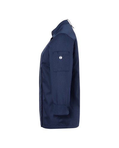 Chaqueta Chef Mujer. 50% Pol-50% Alg.150g/m2 Negro