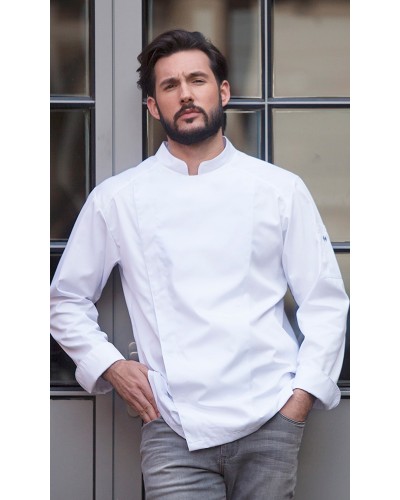 Chaqueta de Chef para Hombre. 50% Poliéster - 50% Algodón. 150g/m2