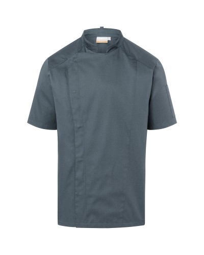 Chaqueta Chef Hombre M/C. 50% Pol-50% Alg.150g/m2 Negro