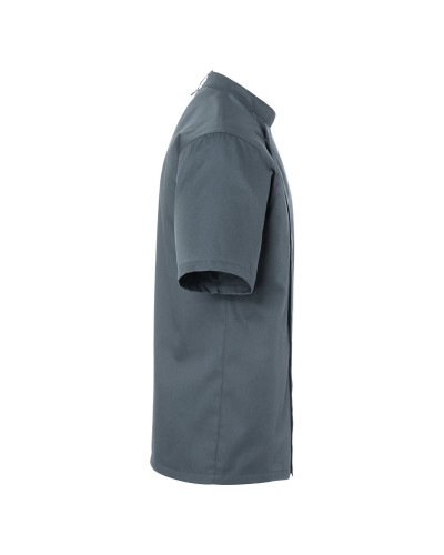 Chaqueta Chef Hombre M/C. 50% Pol-50% Alg.150g/m2 Negro